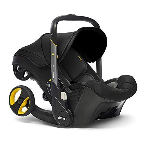 Limited-Time Savings，Doona Car Seat & Stroller, Nitro Black - All-in-One Travel System