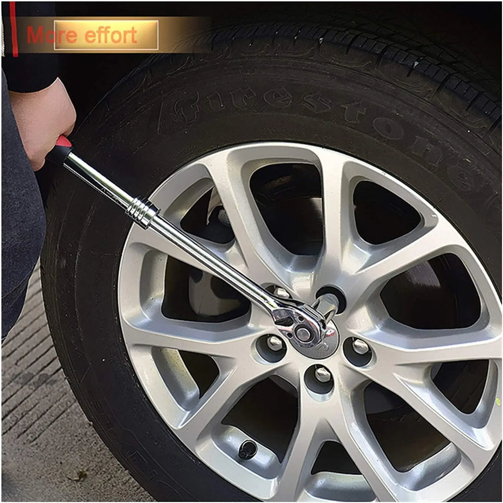 Flexible Ratchet Wrench 72T CR-V Quick Release Extendable Spanner 1/4 3/8 1/2 Inch
