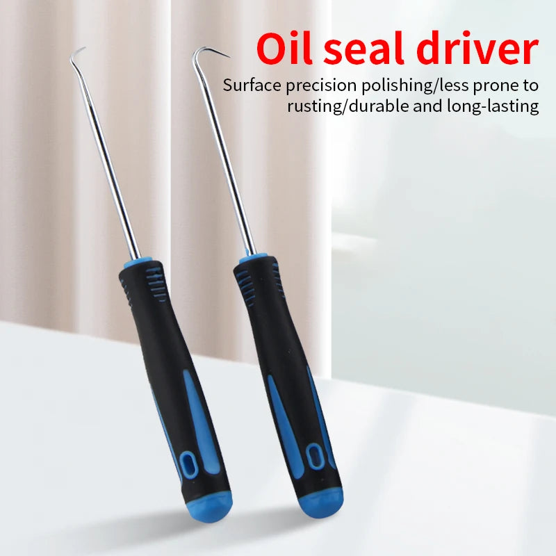 Chrome Vanadium Oil Seal Hook Set 4-Piece Auto Repair Tool