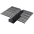 Wall Mounted Pull-out Damping Slide Trouser Rack Aluminum Alloy Brown/Dark Grey