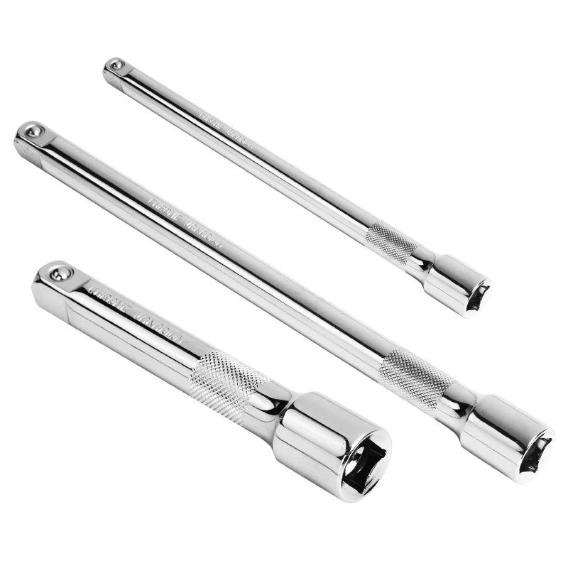 Vayne Carbon Steel Socket Ratchet Wrench Extension Bar 1/4 50mm Chrome