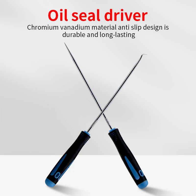 Chrome Vanadium Oil Seal Hook Set 4-Piece Auto Repair Tool