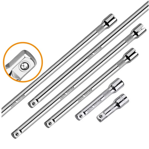 Vayne Carbon Steel Socket Ratchet Wrench Extension Bar 1/4 50mm Chrome
