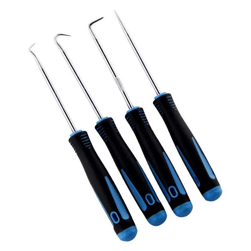 Chrome Vanadium Oil Seal Hook Set 4-Piece Auto Repair Tool
