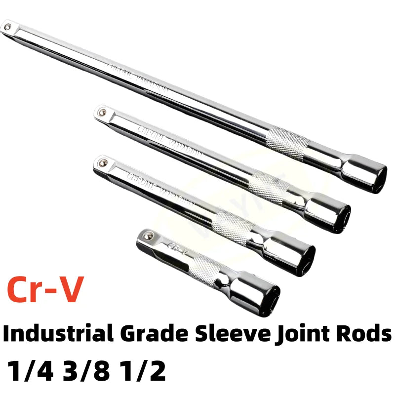 Vayne Carbon Steel Socket Ratchet Wrench Extension Bar 1/4 50mm Chrome